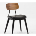 Металлическая рама деревянный обеденный стул